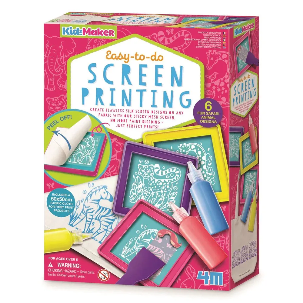 4M KIDZMAKER EASY-TO-DO SCREEN PRINTING