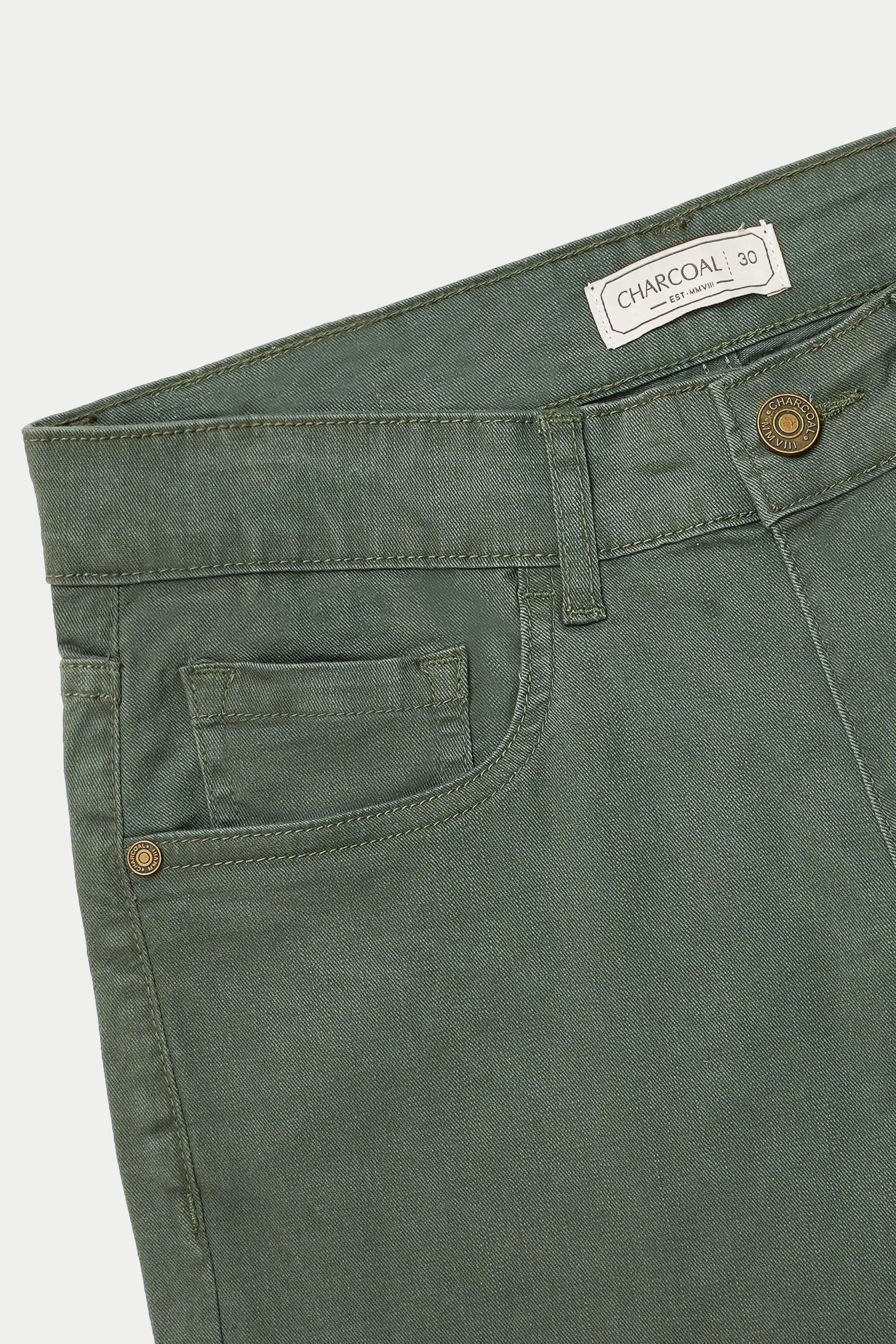 5-PKT PANT GREEN