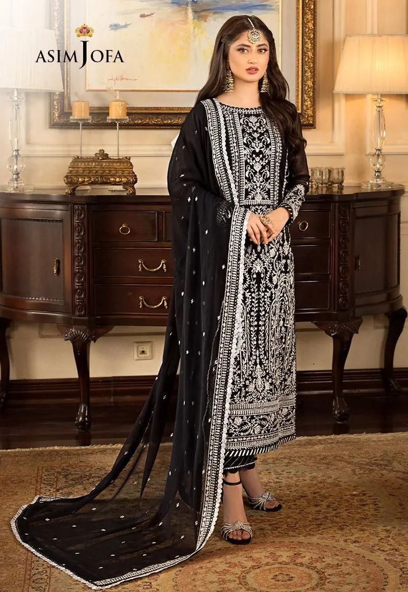 Asim Jofa Chiffon Suit