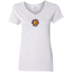 Bodies in Motion Ladies' 5.3 oz. V-Neck T-Shirt