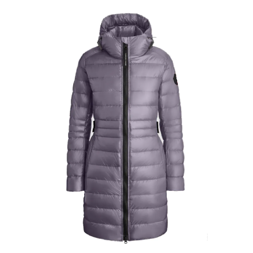 Optimized Title: Stylish Canada Goose Black Label Womens Cypress Hooded Jacket in Black