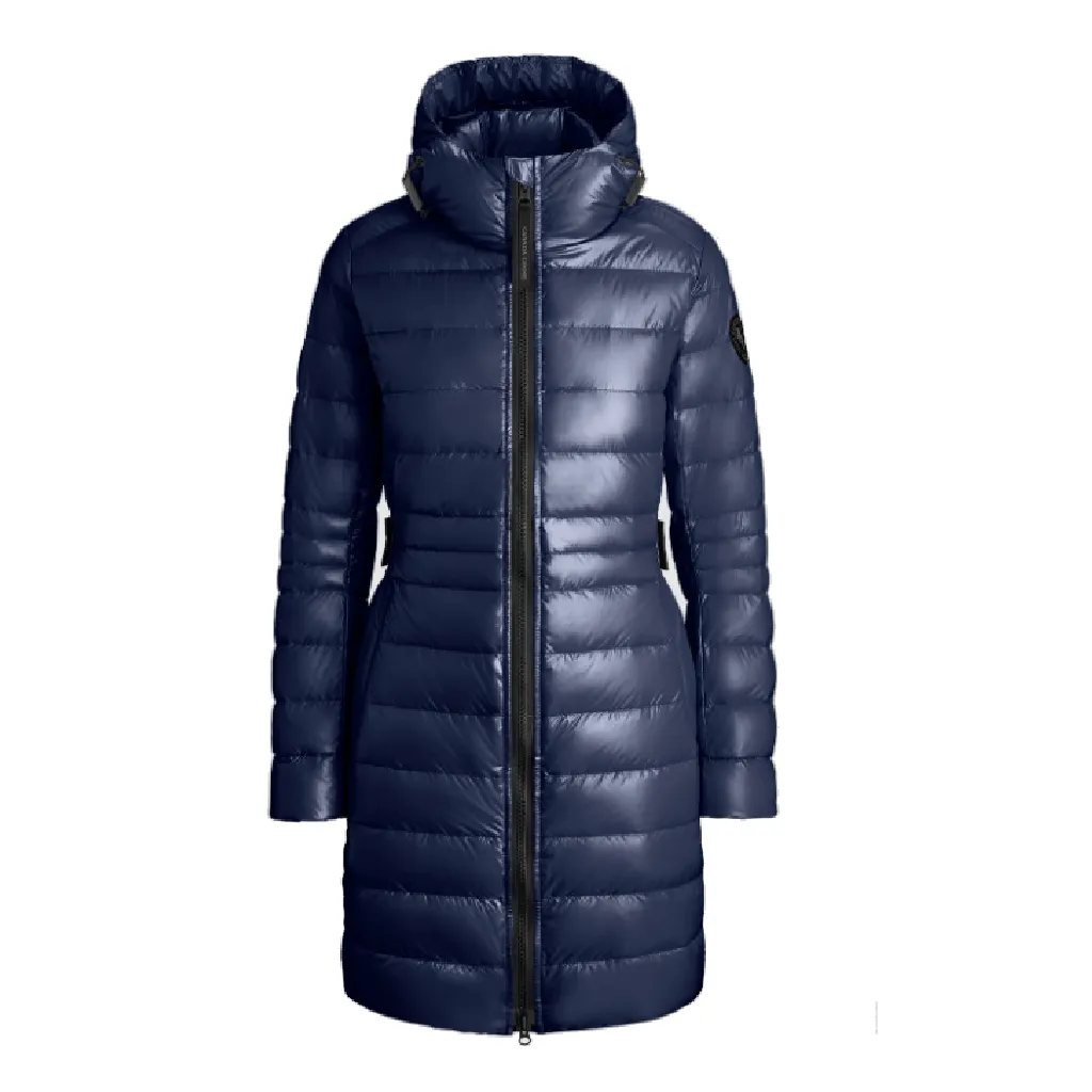 Optimized Title: Stylish Canada Goose Black Label Womens Cypress Hooded Jacket in Black