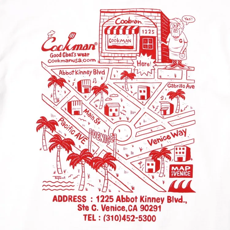 Cookman T-shirts - TM Paint Abbot Kinney : White