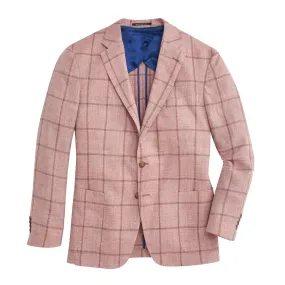 Dusty Cedar Drago Windowpane Stylish Sport Coat