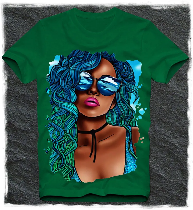 Fashion printing short-sleeved T-shirt