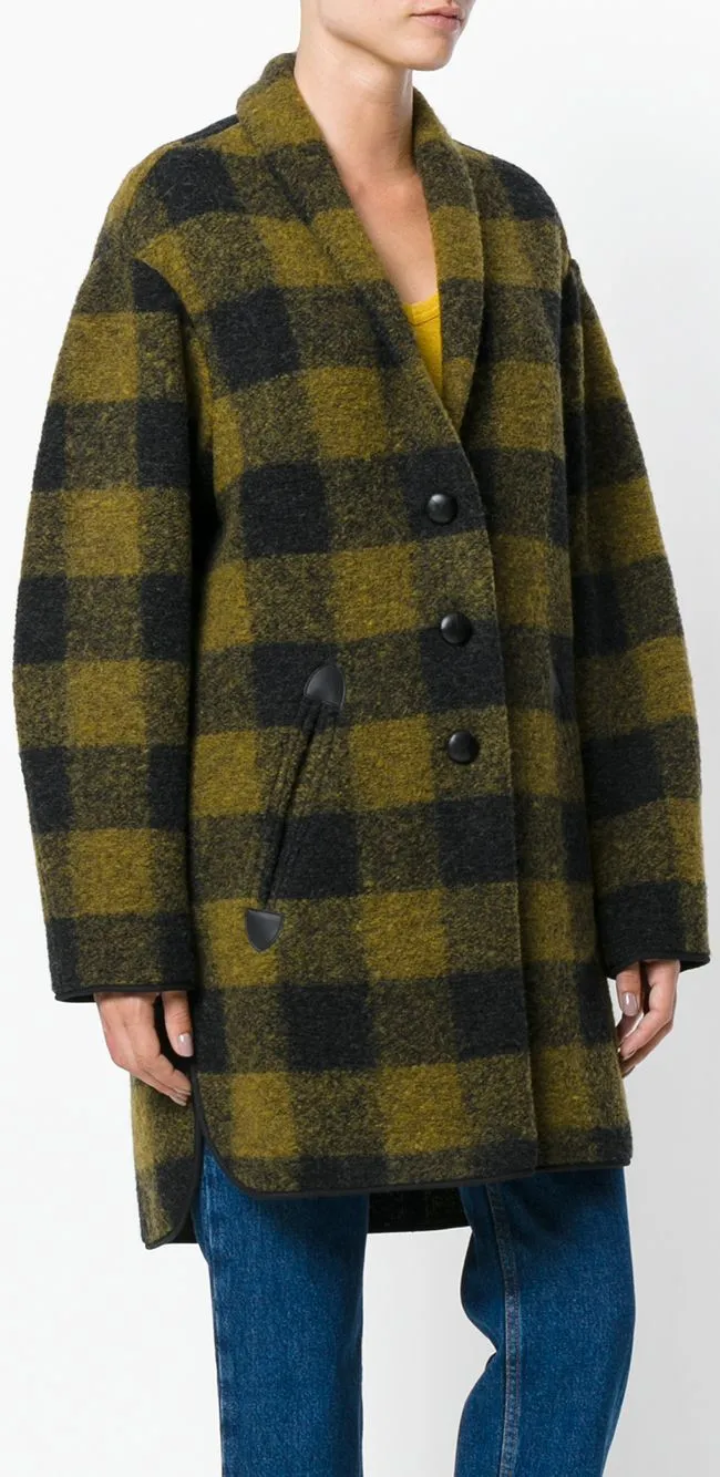 'Gino' Plaid Coat