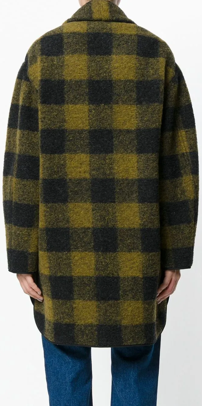 'Gino' Plaid Coat