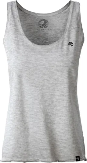 JAN 8017 ― Damen Bio-Baumwolle Flammgarn Tank Top - Hell Grau