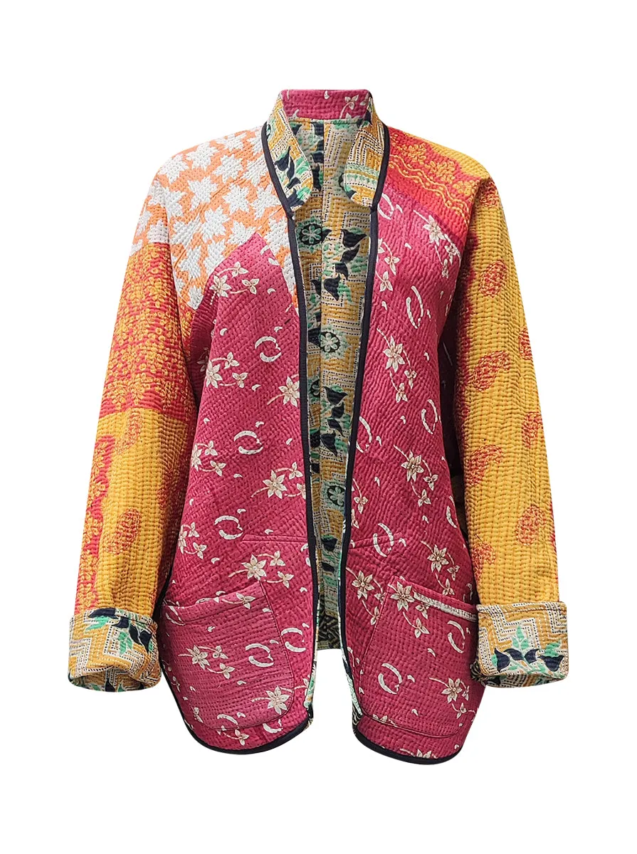 kantha vintage short jacket rangeela