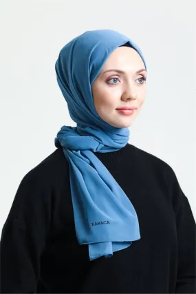 Karaca Crepe Lux Chiffon Hijab - Indigo