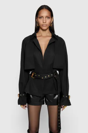 Cropped Mia Trench Coat