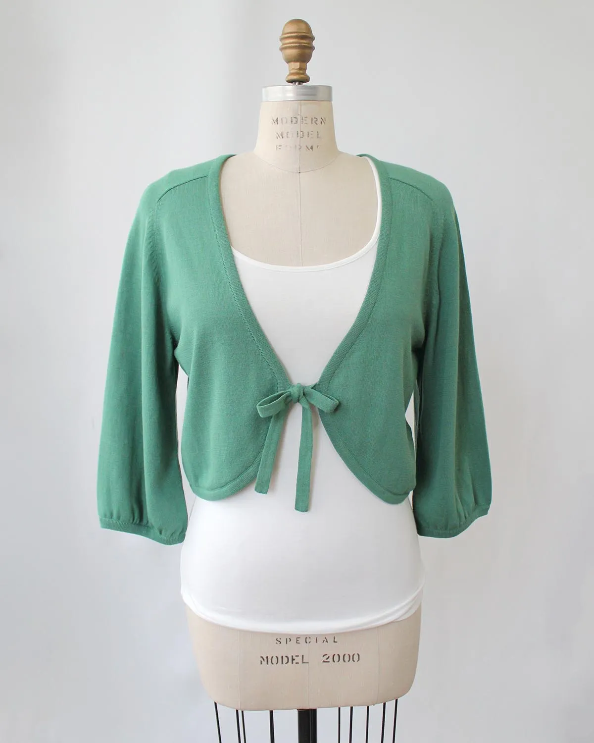 Pima Bamboo Puff Sleeve Bolero