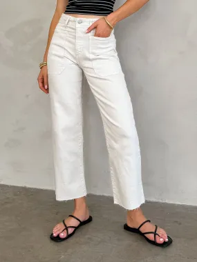 Sea Salt Wide Leg Jeans