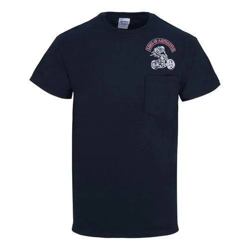 Sons of Arthritis Titanium Chapter Pocket Biker Graphic Tee