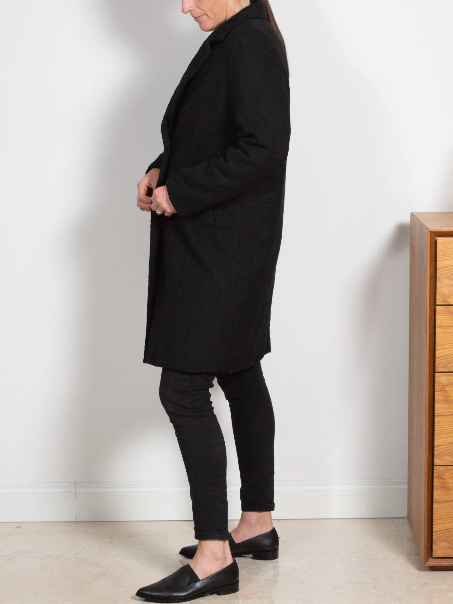 Structured Vegan Wool Coat