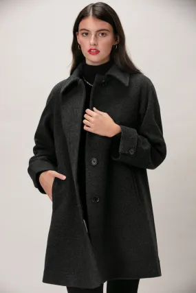 TRINITY Wool & Cashmere Swing Coat 3174