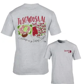 Tuscaloosa, AL College Town Gameday T Shirt