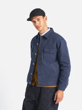 Universal Works Trucker Jacket in Indigo Recycled Denim